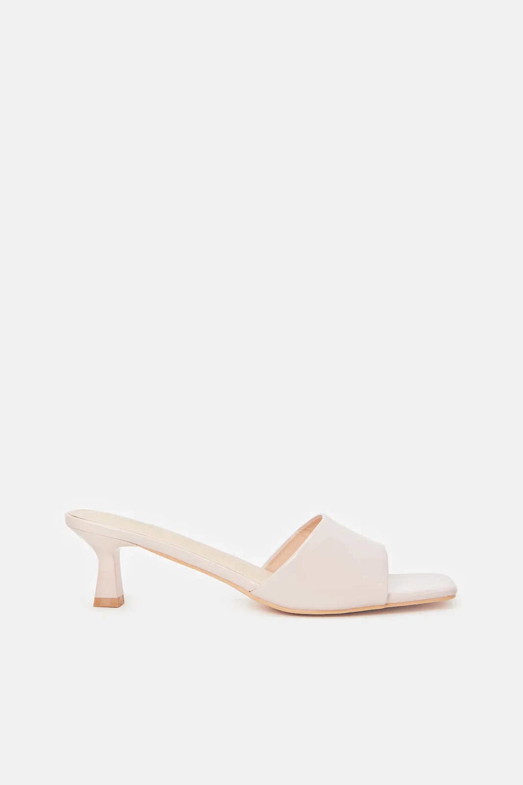 Women Pink Patent Mule